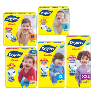 Drypers Classic Tape Diapers